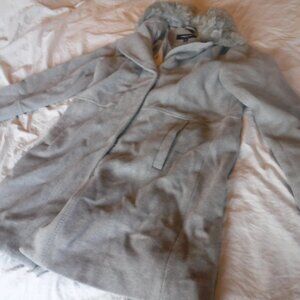 Kenneth Cole Womens Gray Wool Winter Jacket Womens Siz S/P